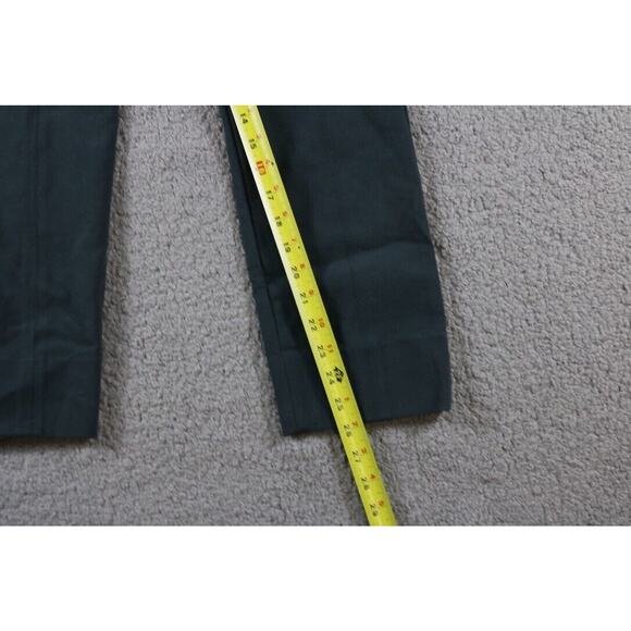 Vince Ponte Leggings Womens M Dark Green Gray Stitch Front Seam Italian Fabric - Picture 5 of 5